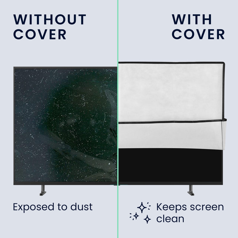 kwmobile 32" TV Cover Indoor Television Cover Screen Protector Cover TV Screen Dust Cover TV Cover
