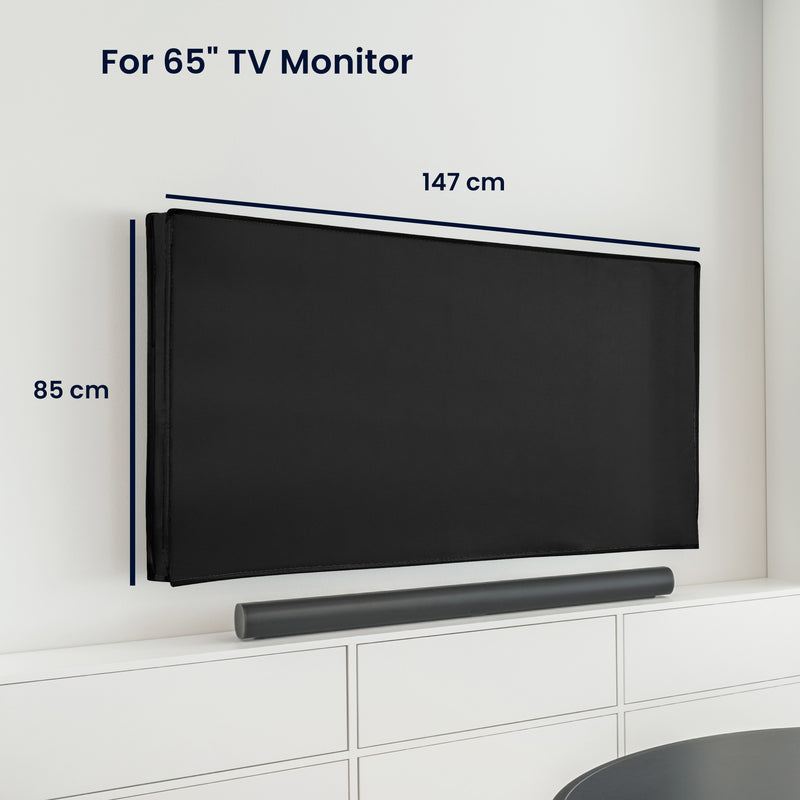 kwmobile 65" TV Cover Indoor Television Sleeve Screen Protector Cover TV Screen Dust Cover TV Cover