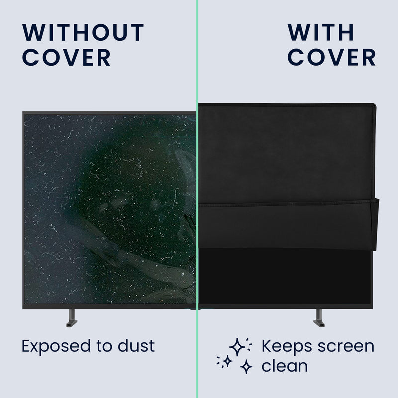 kwmobile 65" TV Cover Indoor Television Sleeve Screen Protector Cover TV Screen Dust Cover TV Cover