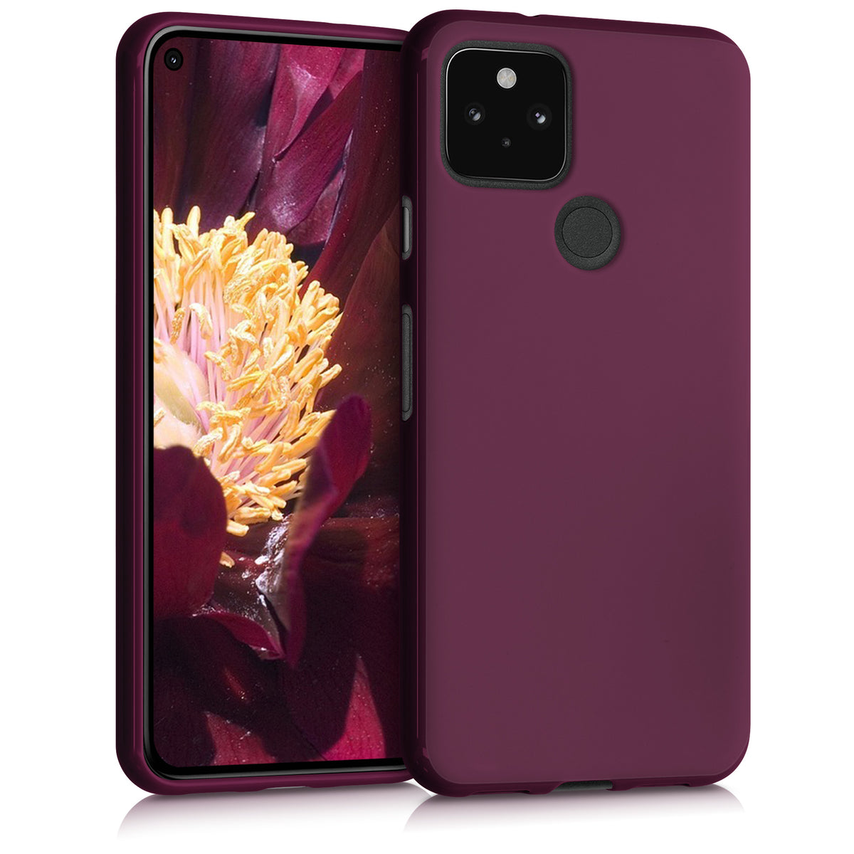 kwmobile Google Pixel 5 Case - Wireless Charging - Protective Cover