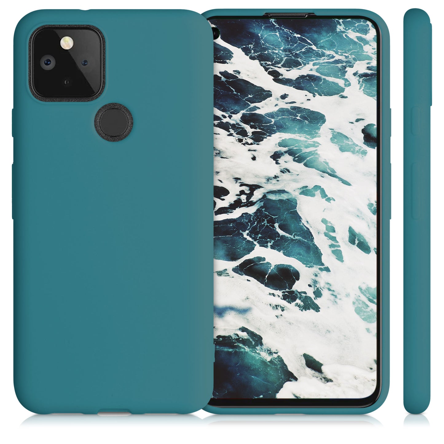 kwmobile Google Pixel 5 Case - Wireless Charging - Protective Cover