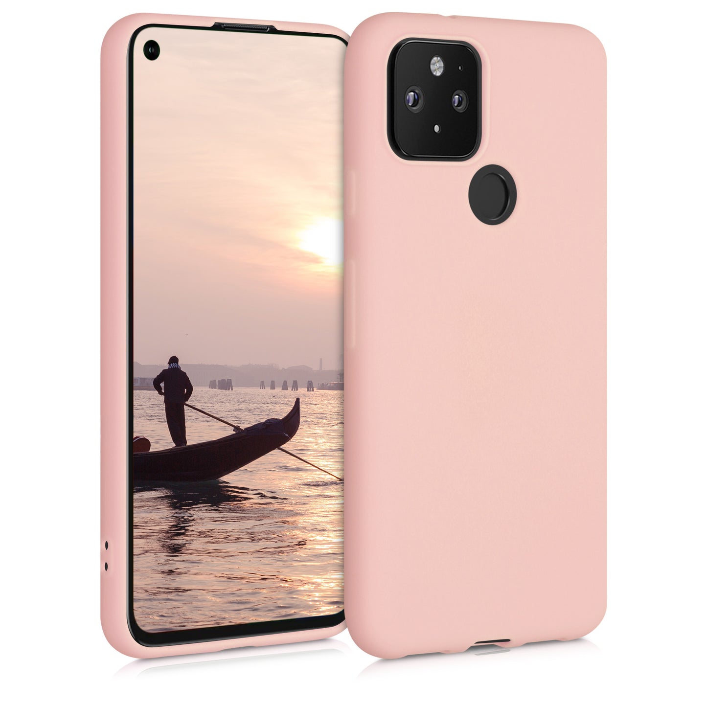 kwmobile Google Pixel 5 Case - Wireless Charging - Protective Cover