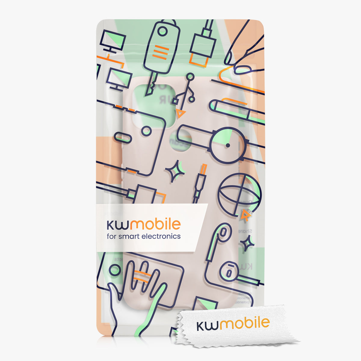 kwmobile Google Pixel 5 Case - Wireless Charging - Protective Cover