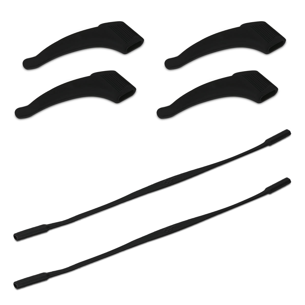 kwmobile Non-slip Holder and Glasses Strap for Glasses Temples Set