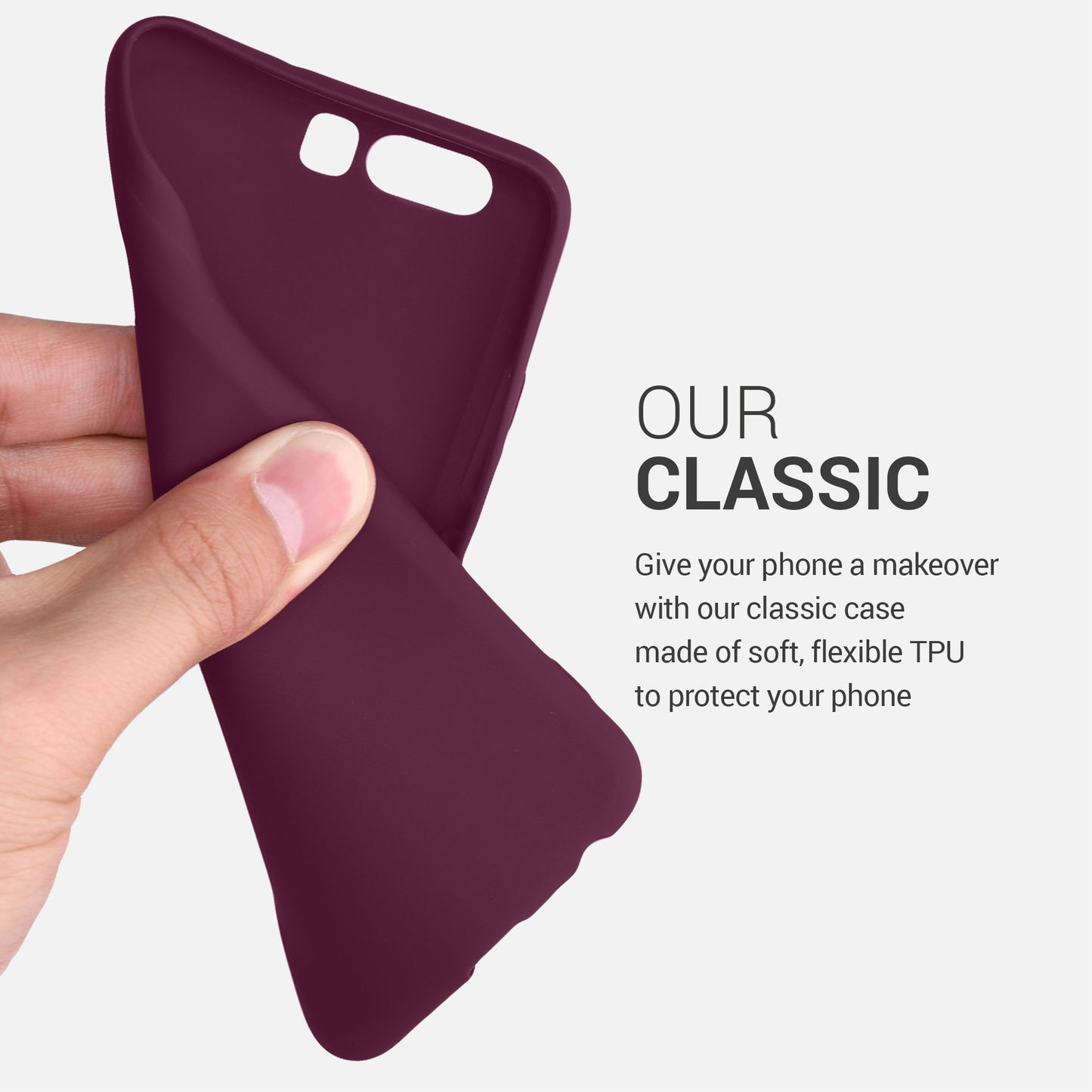 kwmobile Phone Case for Huawei P10 Cover Protective Case Wireless Charging
