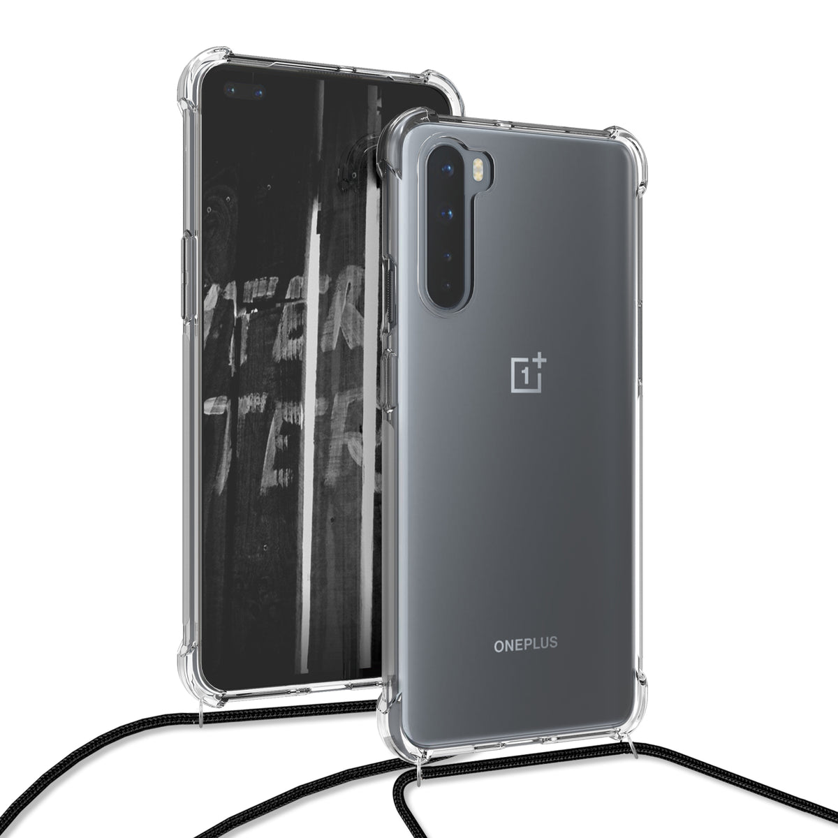 OnePlus Nord Silicone Necklace Phone Case Clear