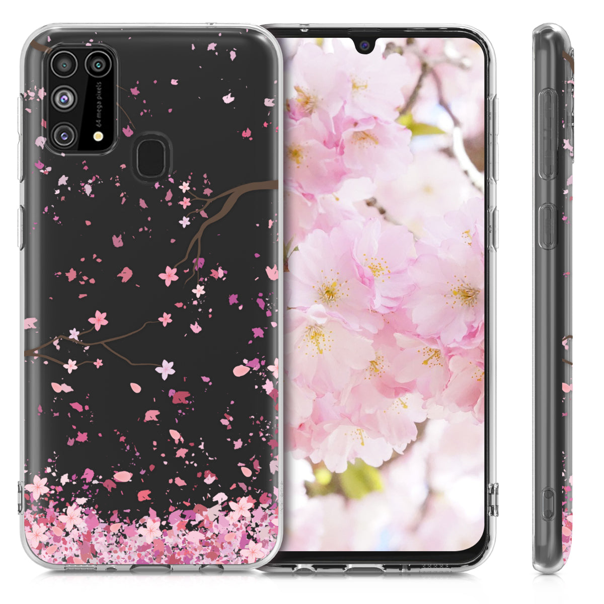 kwmobile Case Compatible with Samsung Galaxy M31 - Silicone transparent