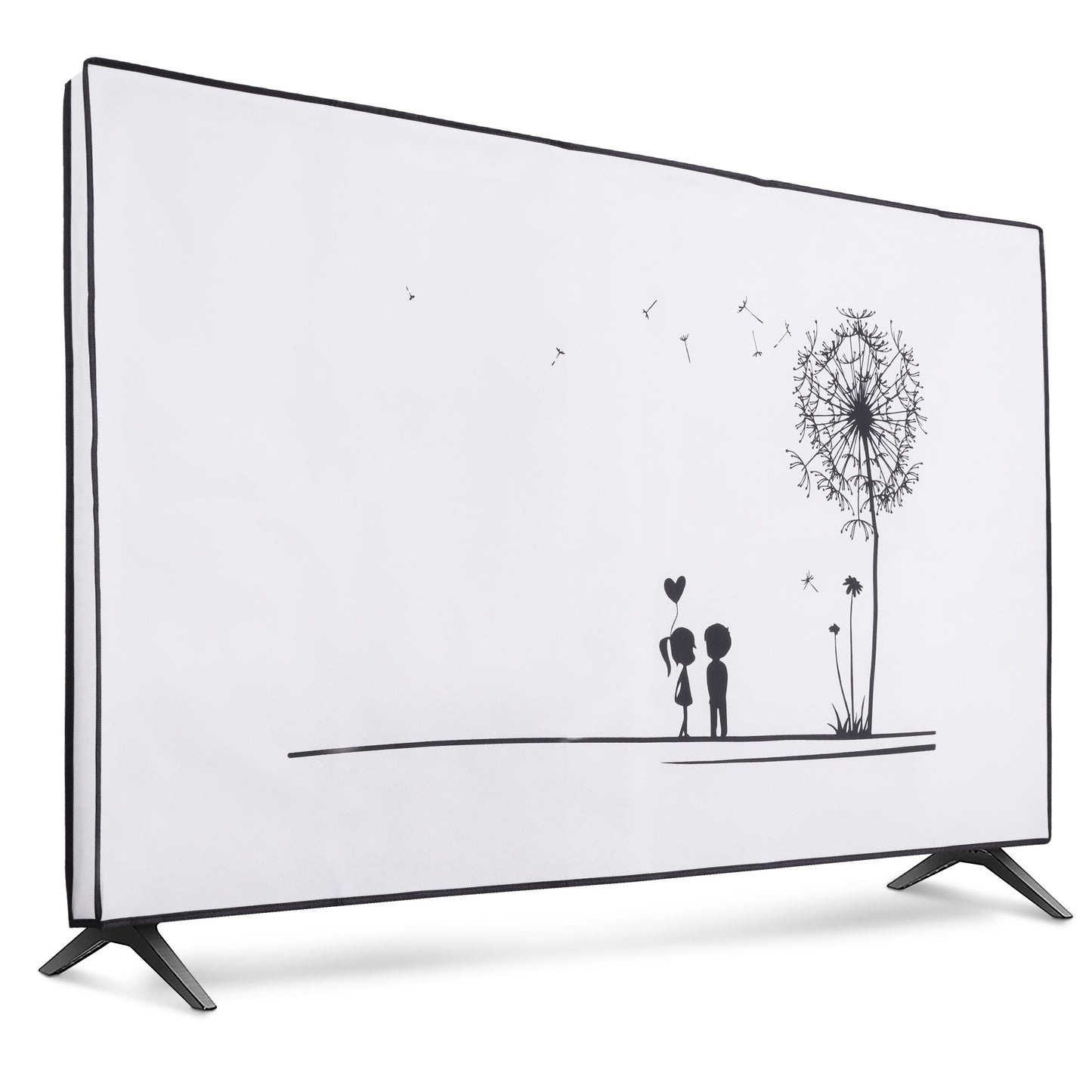 kwmobile 55" TV Cover Indoor Television Sleeve Screen Protector Cover TV Screen Dust Cover TV Cover
