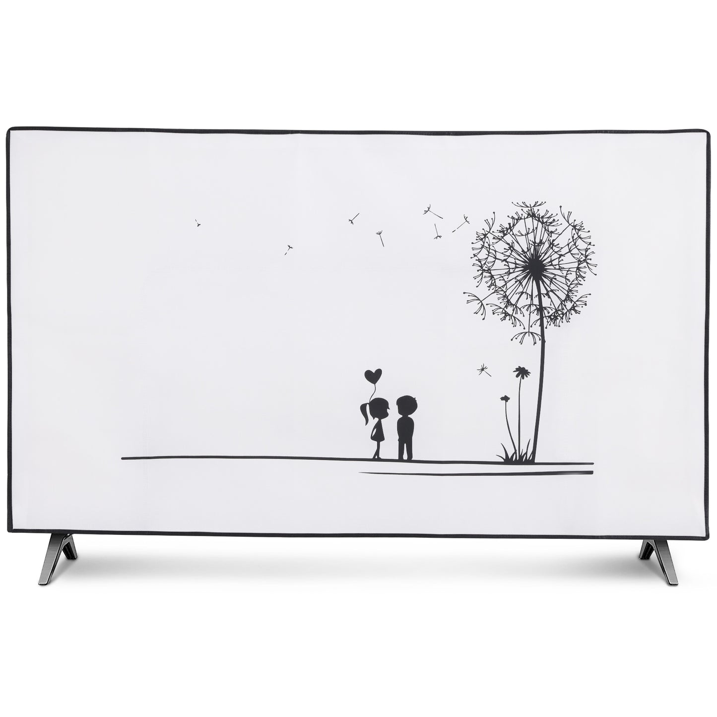 kwmobile 55" TV Cover Indoor Television Sleeve Screen Protector Cover TV Screen Dust Cover TV Cover