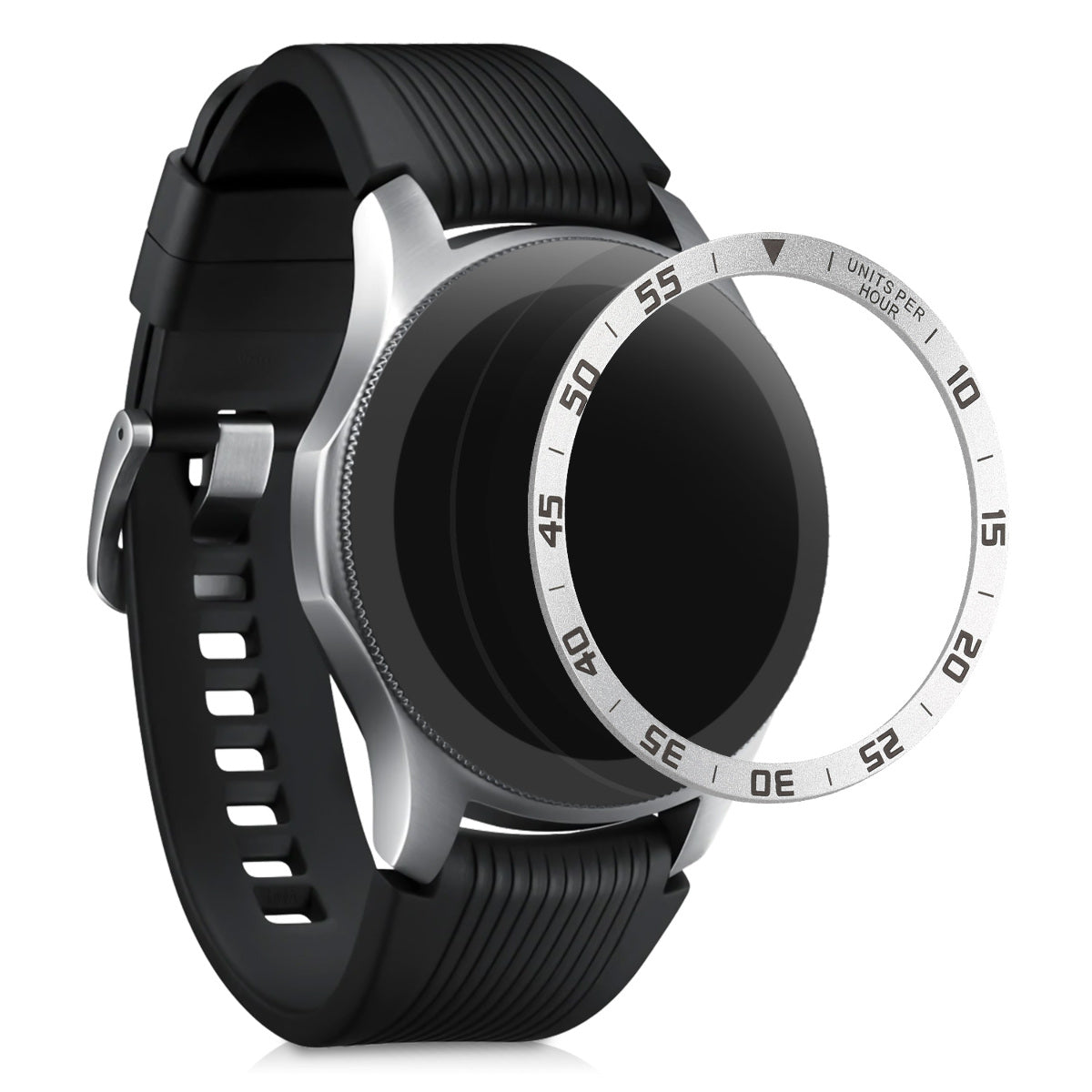 kwmobile Protective Bezel Ring compatible with Samsung Galaxy Watch / Galaxy Gear S3 Frontier & Classic Fitness Tracker