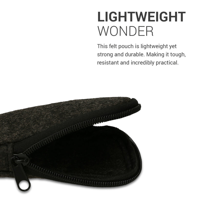 Magic Mouse 1 / 2 Pouch Dark Grey Felt