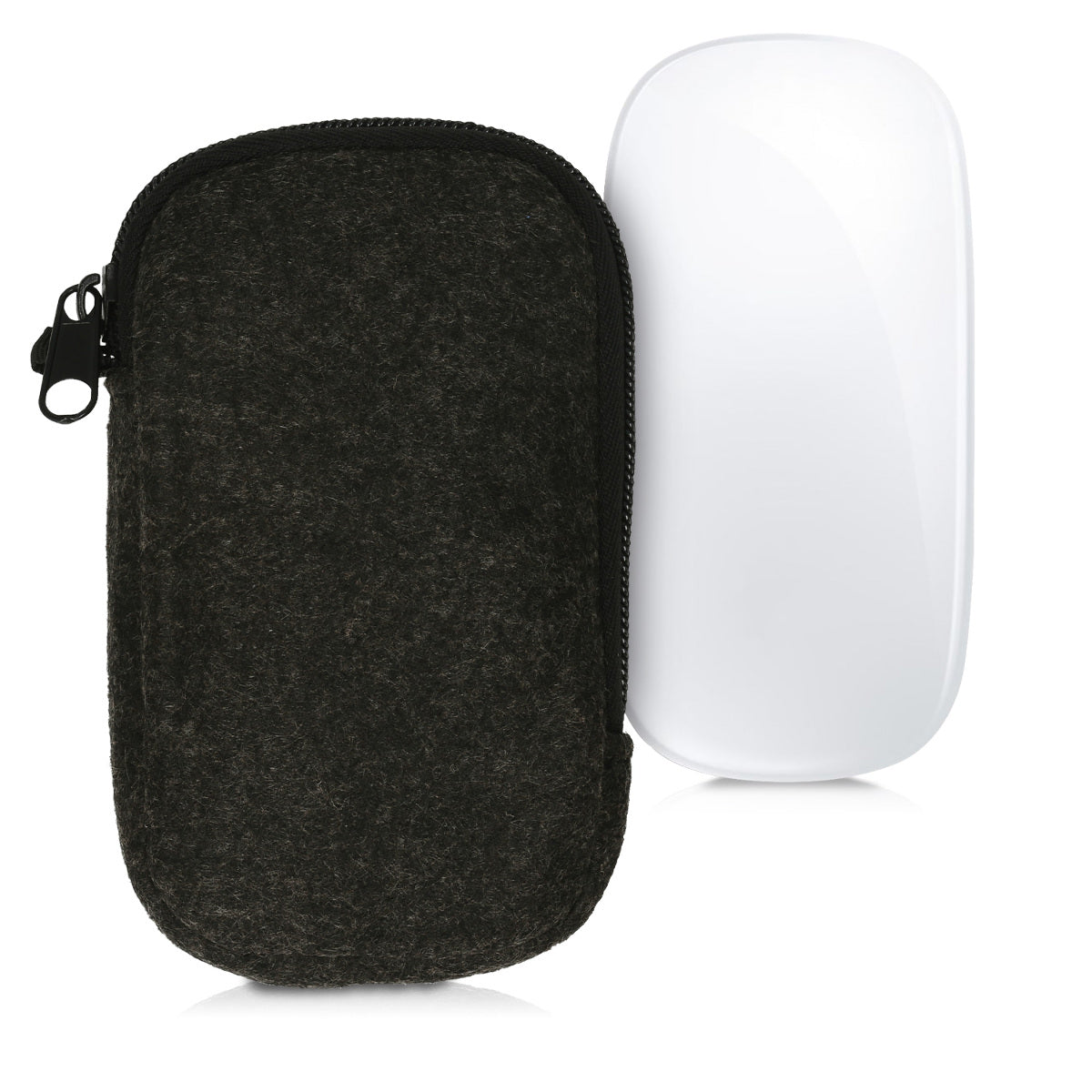 Magic Mouse 1 / 2 Pouch Dark Grey Felt