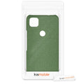 kwmobile Case Compatible with Google Pixel 4a - Cover - Fabric Cover Phone Case - Back Cover