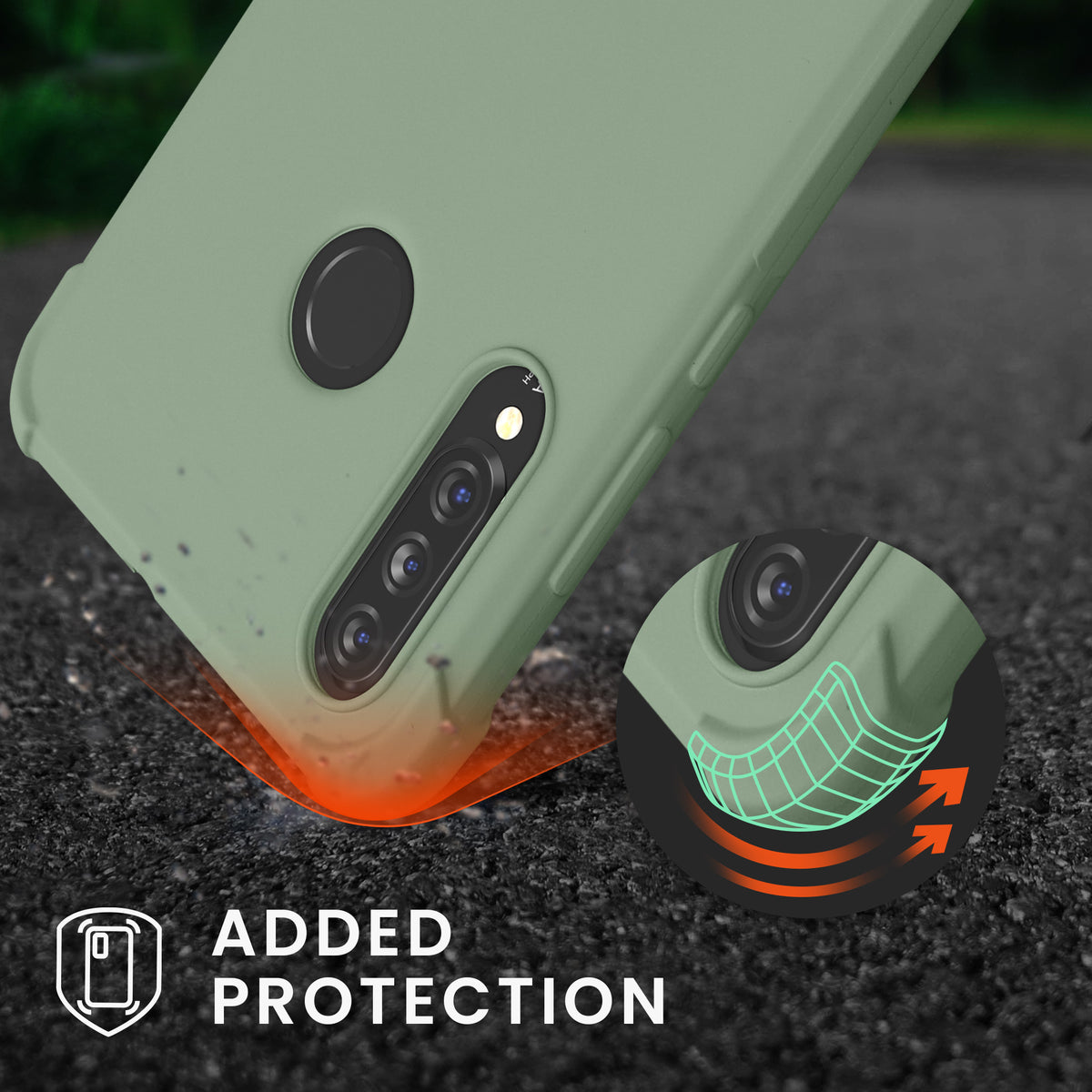 Huawei P30 Lite Silicone Necklace Phone Case