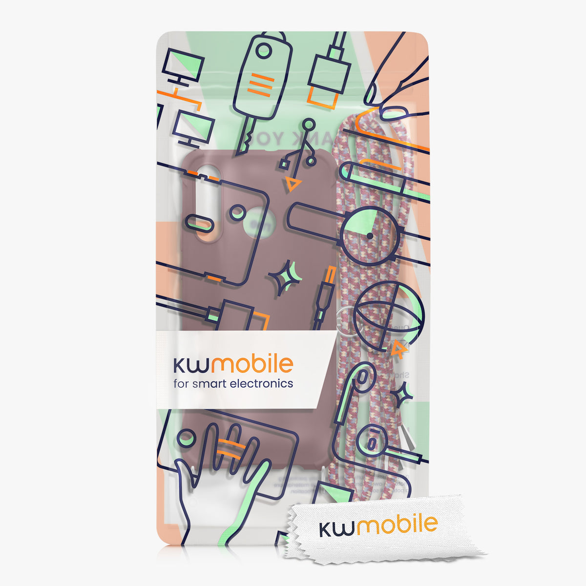 Huawei P30 Lite Silicone Necklace Phone Case