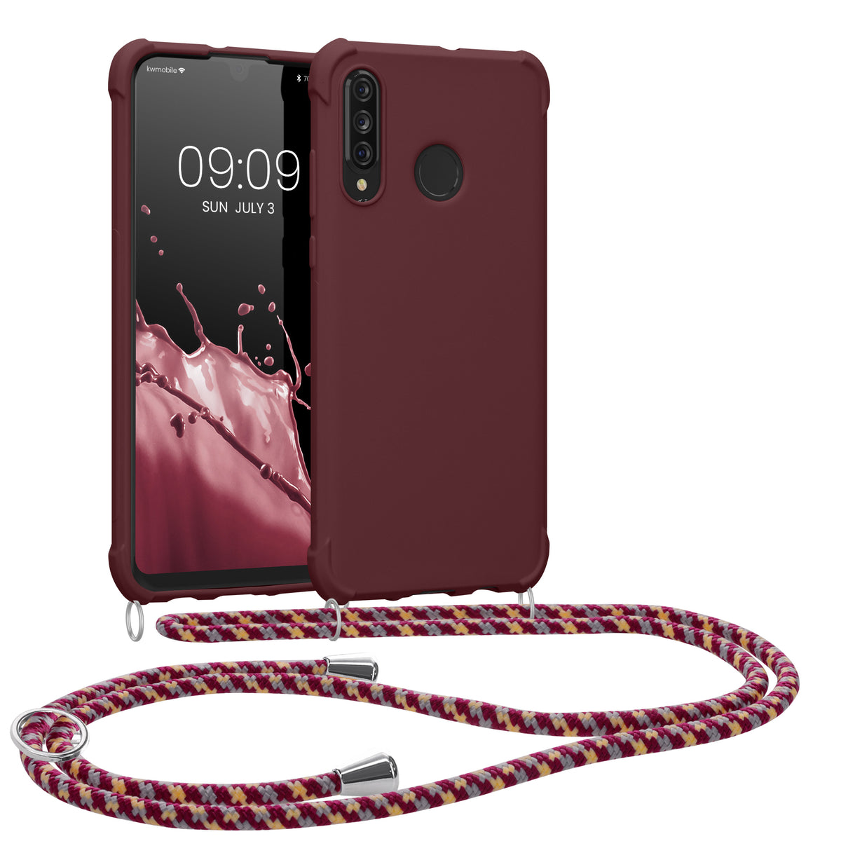 Huawei P30 Lite Silicone Necklace Phone Case