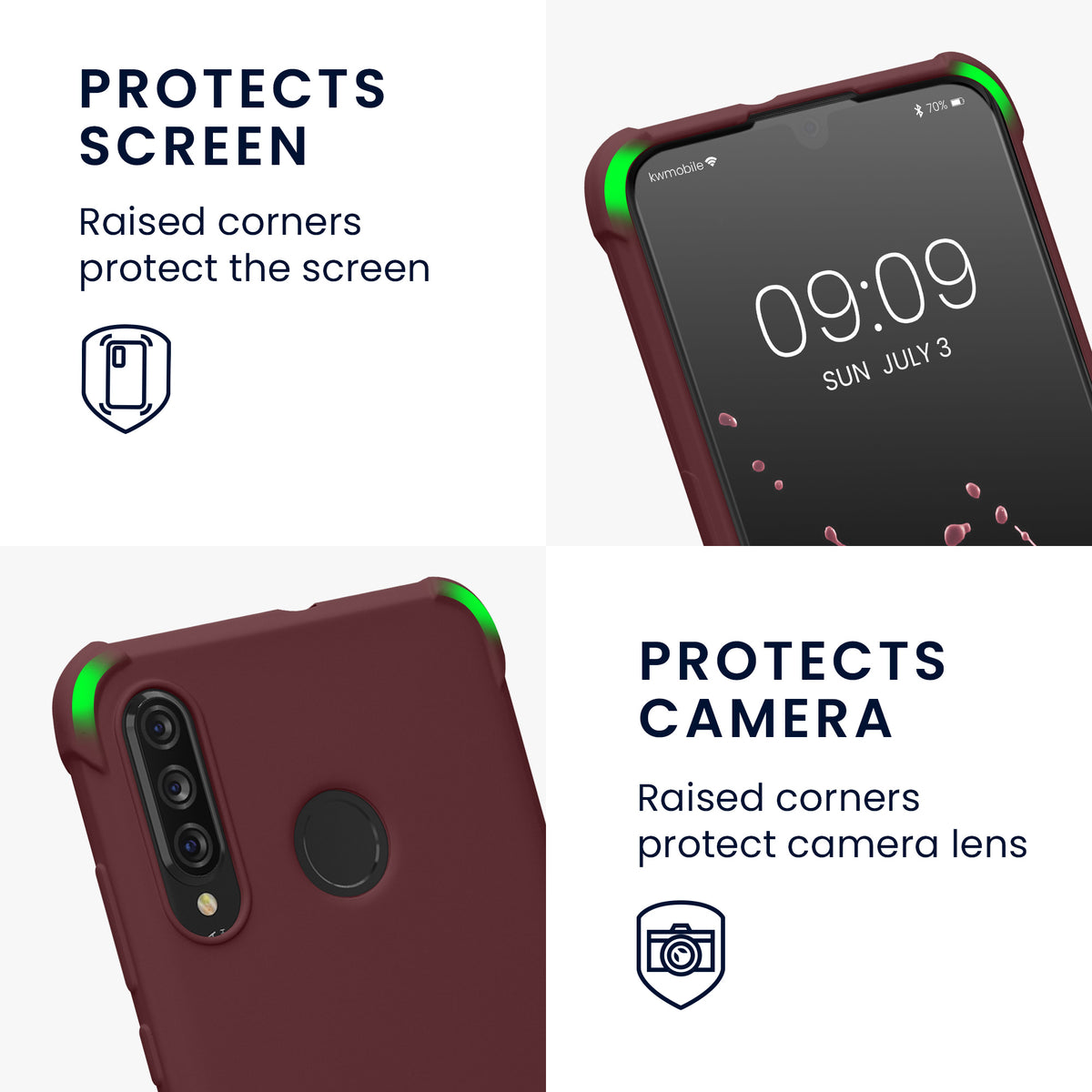 Huawei P30 Lite Silicone Necklace Phone Case