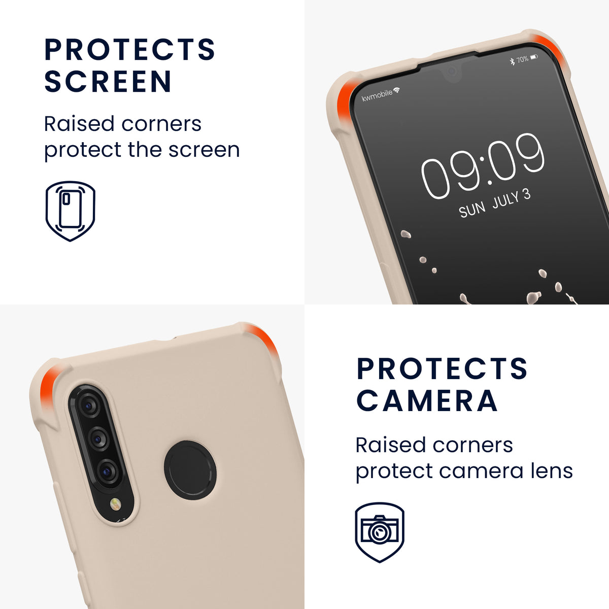 Huawei P30 Lite Silicone Necklace Phone Case