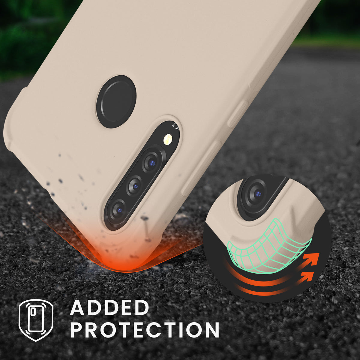 Huawei P30 Lite Silicone Necklace Phone Case