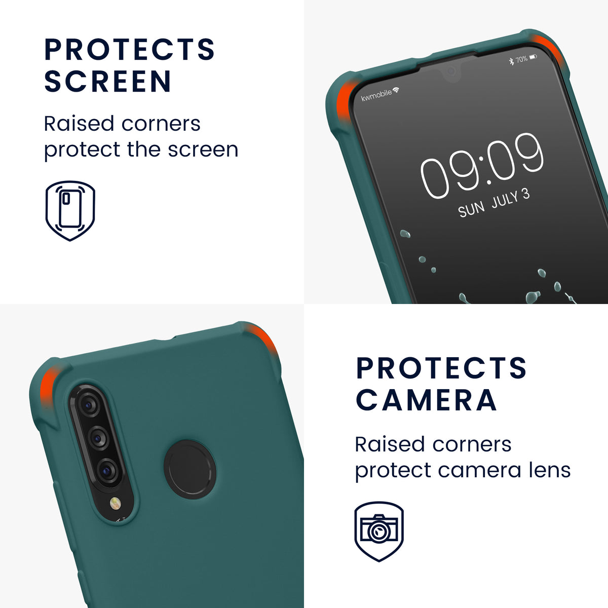 Huawei P30 Lite Silicone Necklace Phone Case