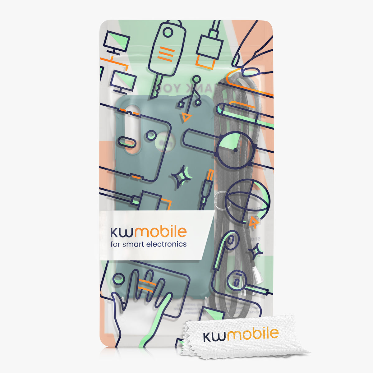 Huawei P30 Lite Silicone Necklace Phone Case