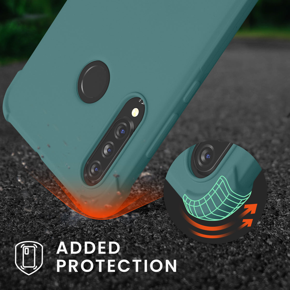 Huawei P30 Lite Silicone Necklace Phone Case