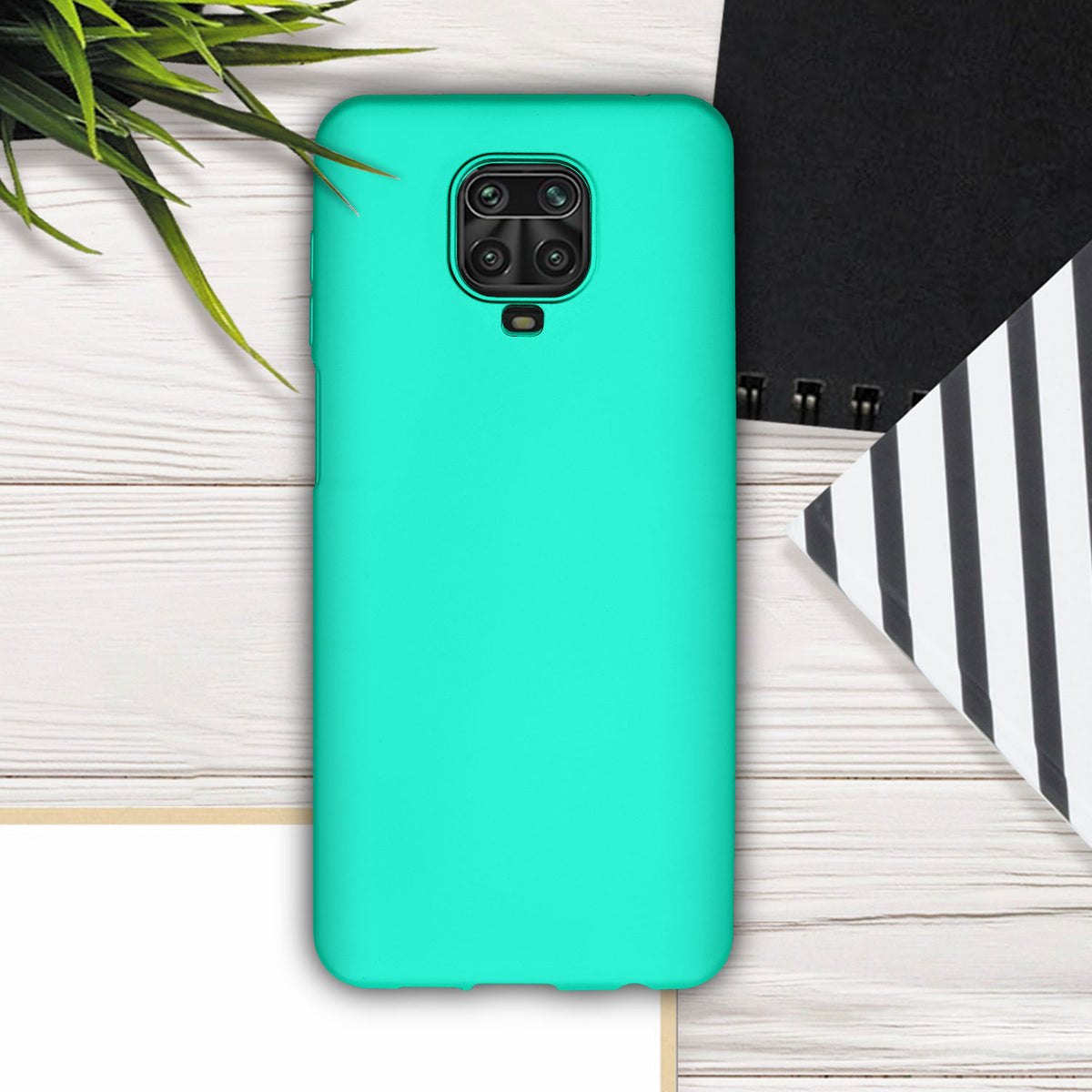 Silicone Phone Case for Xiaomi Redmi Note 9S / 9 Pro / 9 Pro Max Metallic