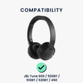 kwmobile Ear Pads for JBL Tune 600 / 500BT / 510BT / 520BT / 450 Ear Cushions Replacement Parts Headphone Replacement Pads Over Ear Headphones