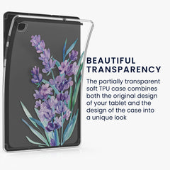 Clear Silicone Case for Samsung Galaxy Tab S6 Lite (2024/2022/2020)