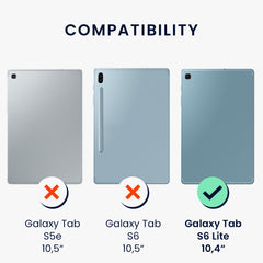 Clear Silicone Case for Samsung Galaxy Tab S6 Lite (2024/2022/2020)