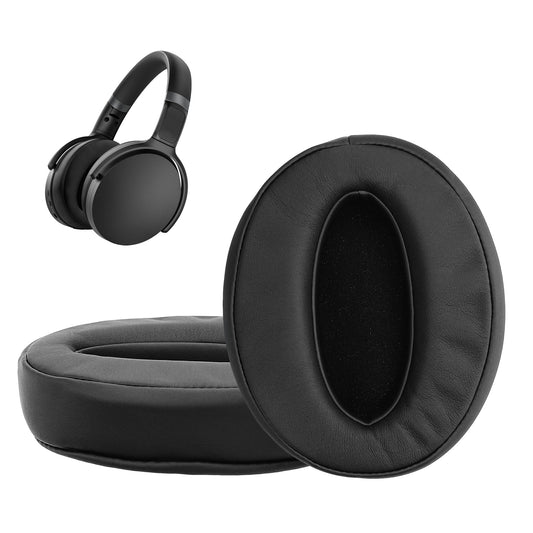 kwmobile 2x Ohr Polster für Sennheiser HD450BT / HD350BT Ohrpolster - Ersatz Ohrpolster - Kopfhörer Ersatzteile - Kopfhörer Ersatzpolster für Over Ear Headphones Schwarz  