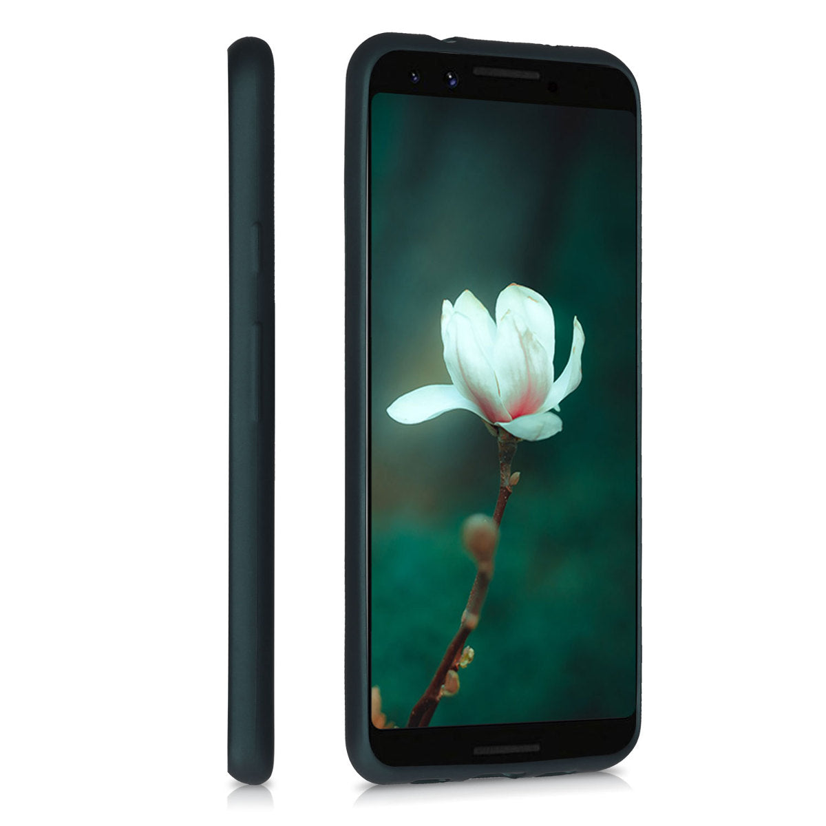 kwmobile Phone Case for Google Pixel 3a Case - Silicone Case - Protective Cover