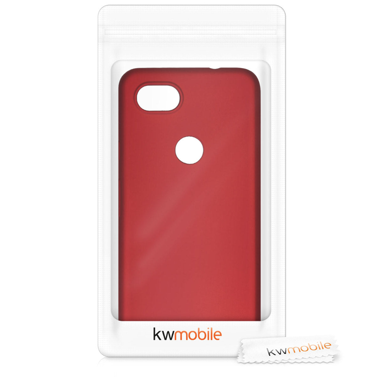 kwmobile Phone Case for Google Pixel 3a Case - Silicone Case - Protective Cover