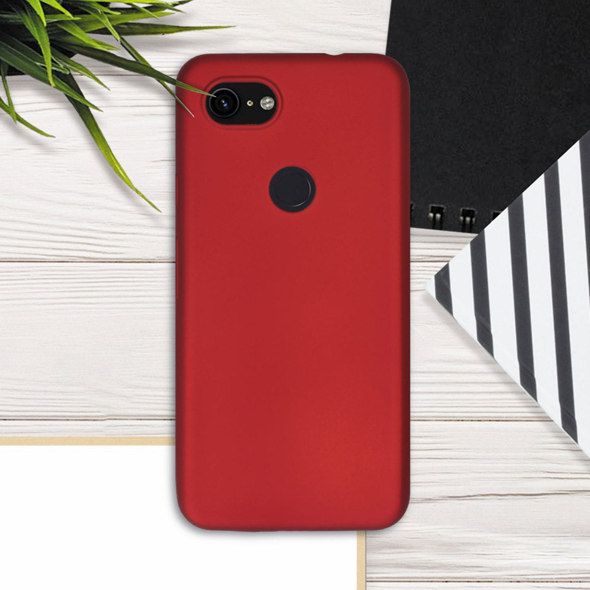 kwmobile Phone Case for Google Pixel 3a Case - Silicone Case - Protective Cover