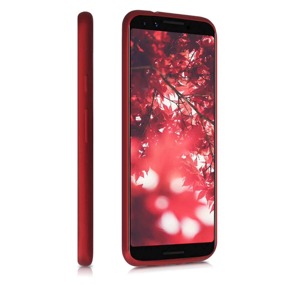 kwmobile Phone Case for Google Pixel 3a Case - Silicone Case - Protective Cover