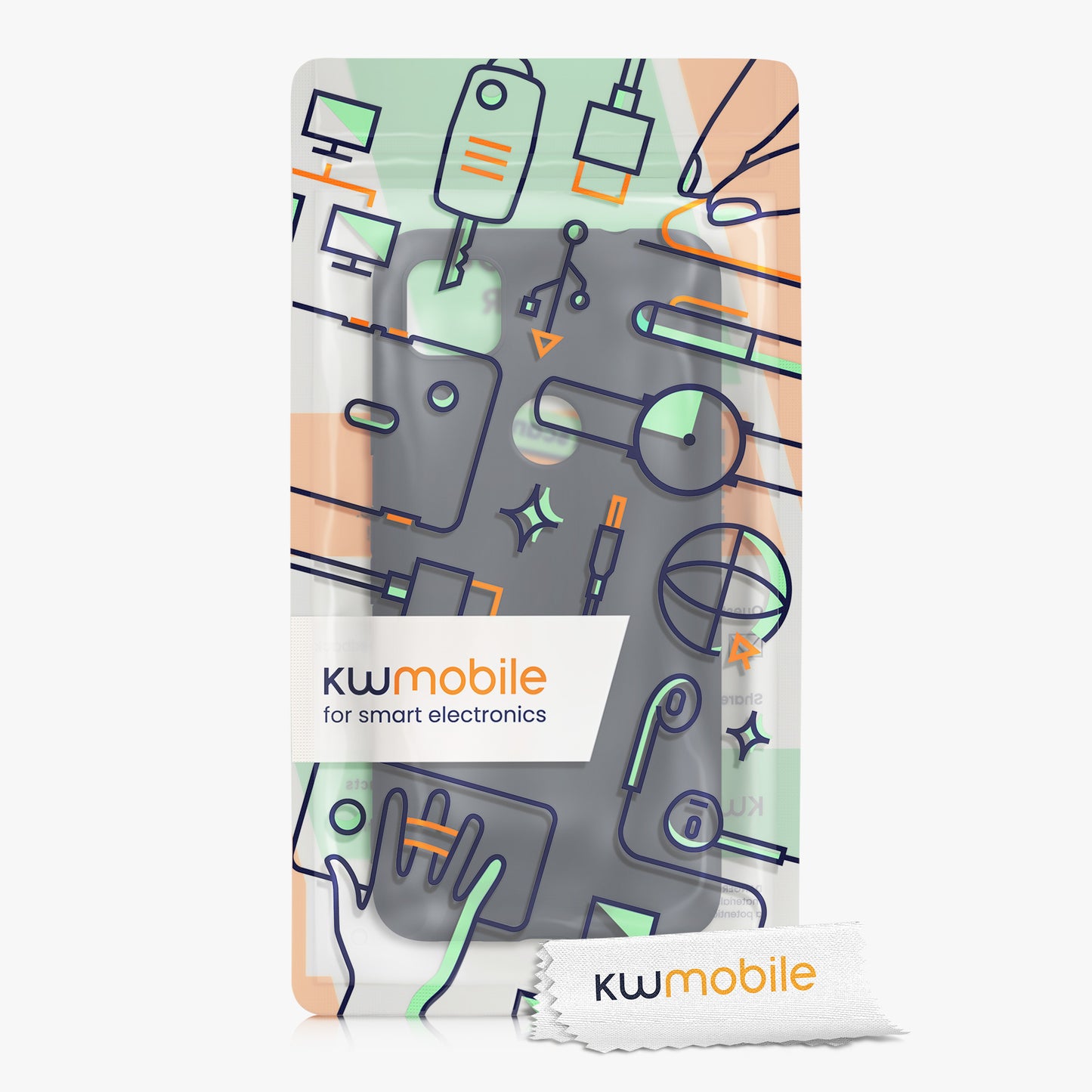 kwmobile Case for Google Pixel 4a Case Wireless Charging Protective Cover