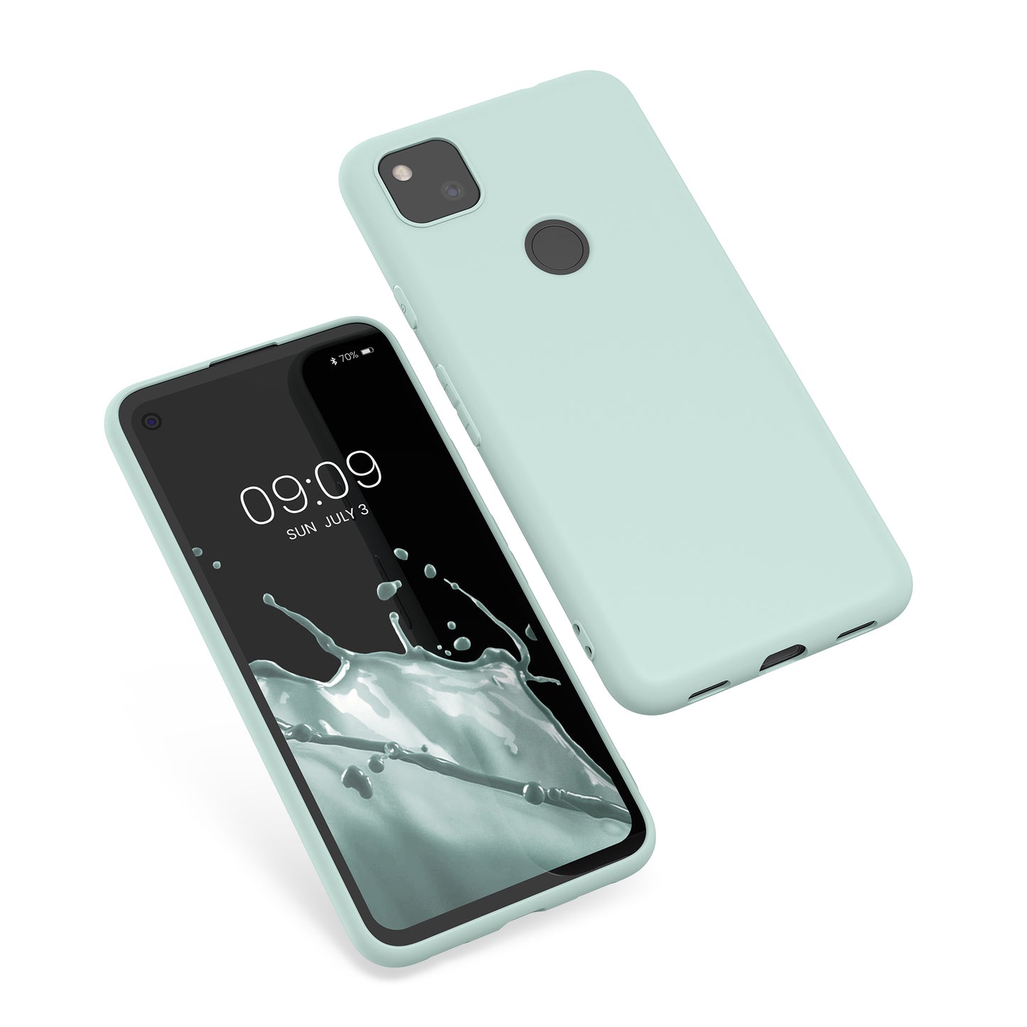 kwmobile Case for Google Pixel 4a Case Wireless Charging Protective Cover