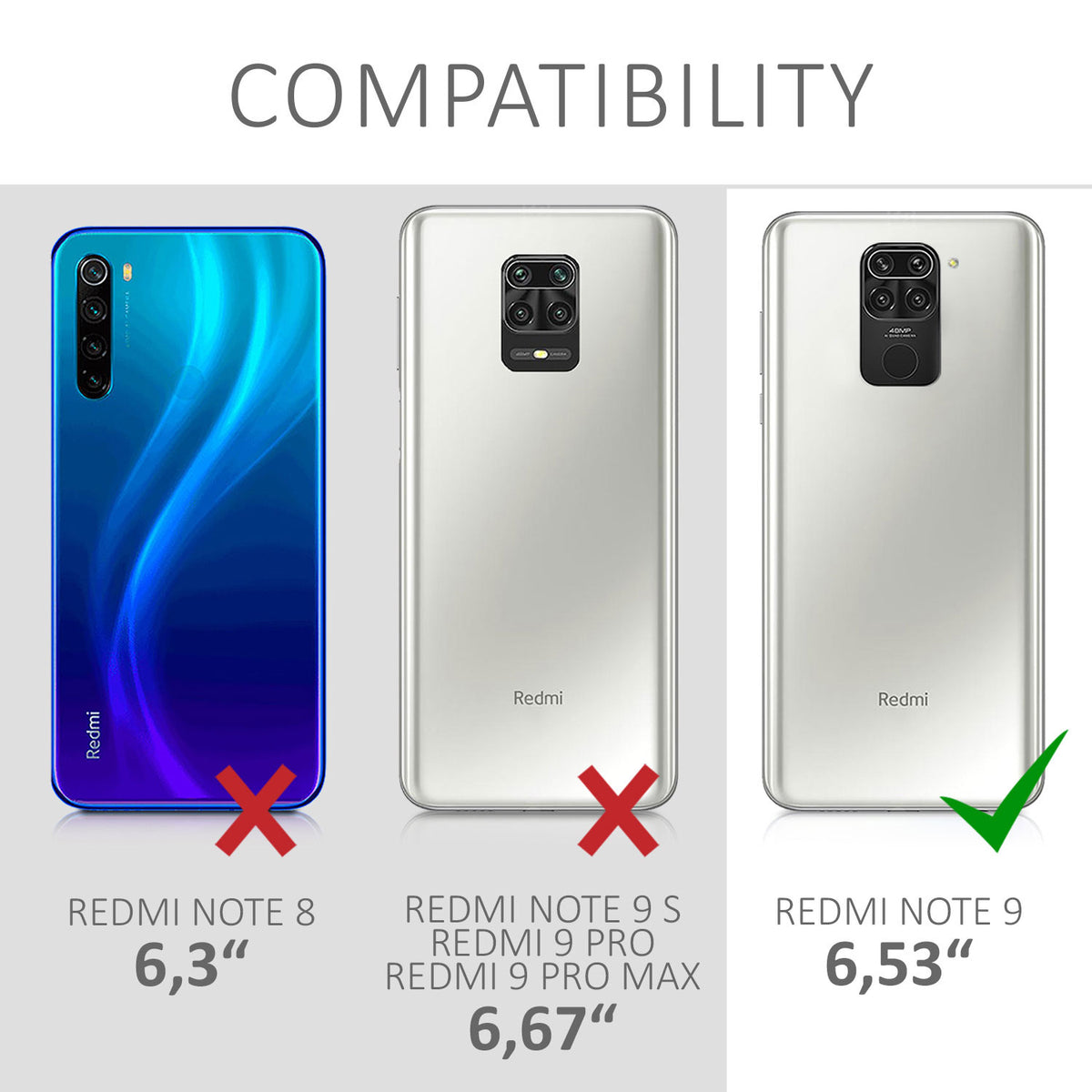 Xiaomi Redmi Note 9 Silicone Phone Case Matte