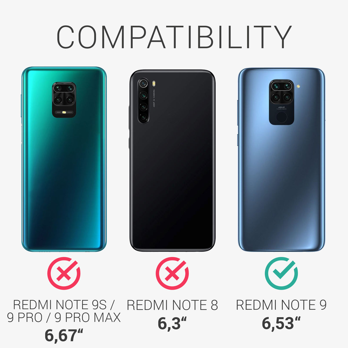 Xiaomi Redmi Note 9 Silicone Phone Case Matte