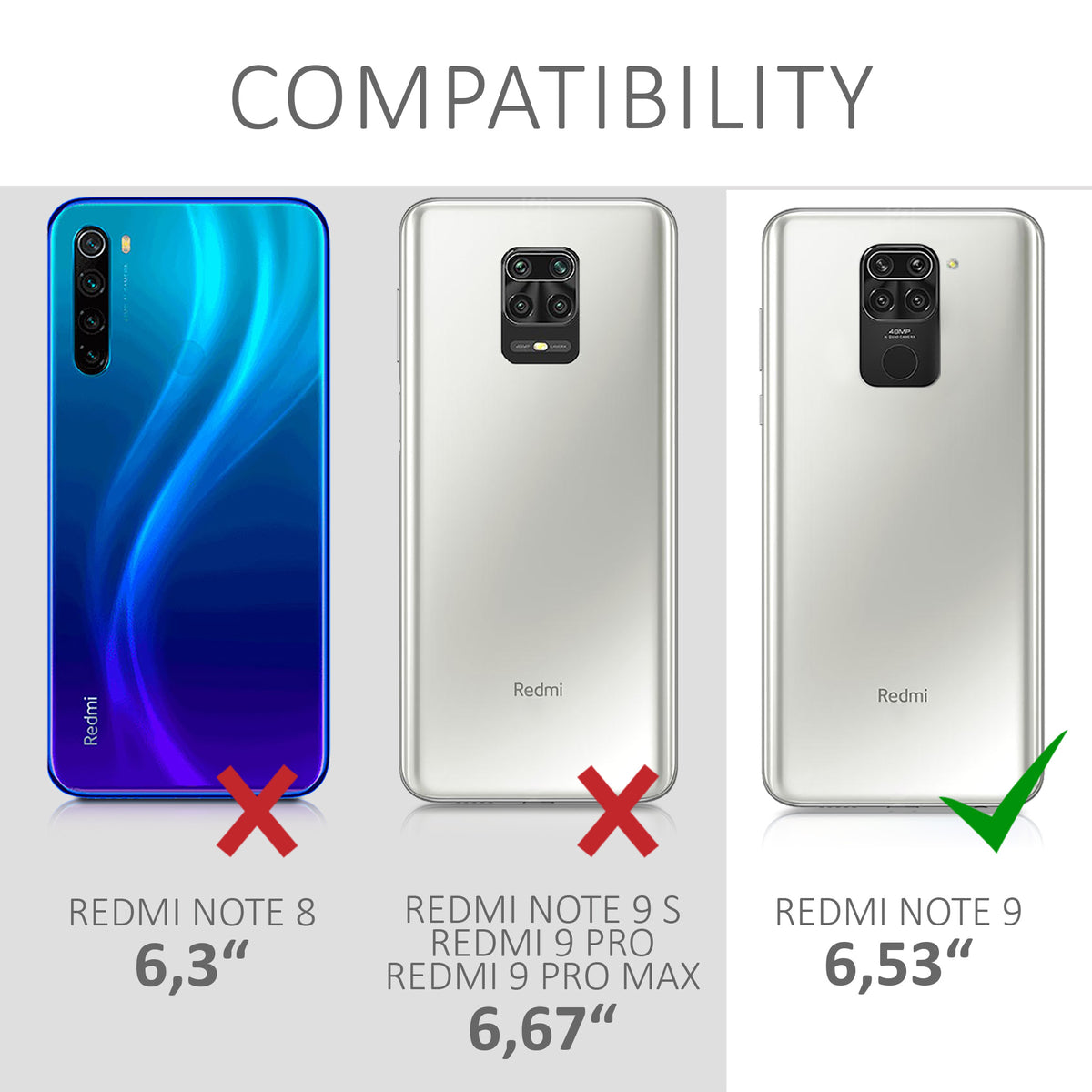 Xiaomi Redmi Note 9 Silicone Phone Case Matte