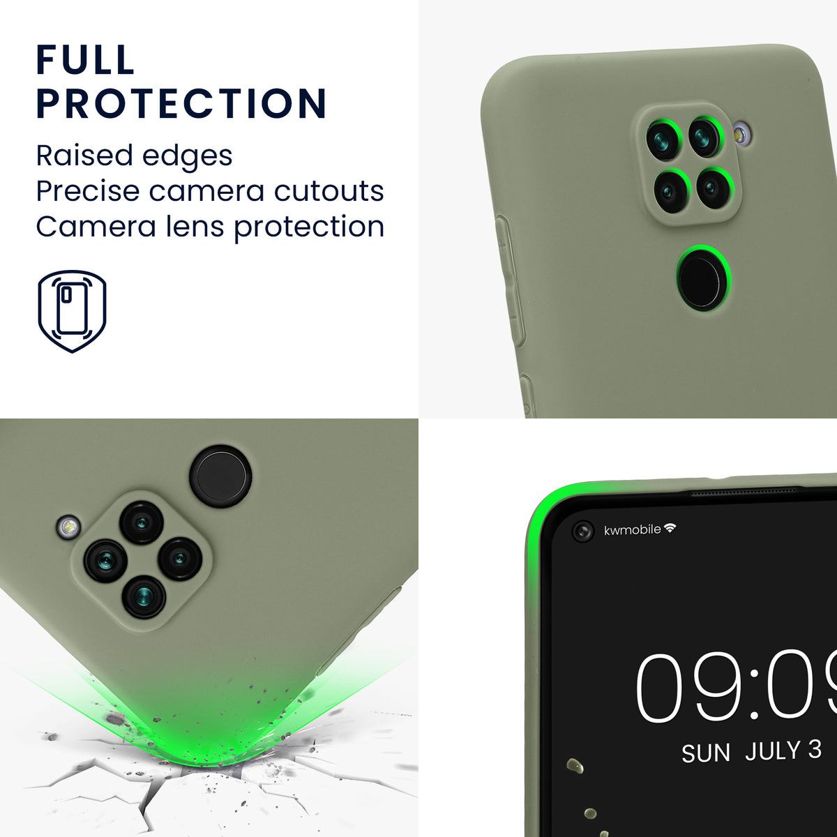 Xiaomi Redmi Note 9 Silicone Phone Case Matte