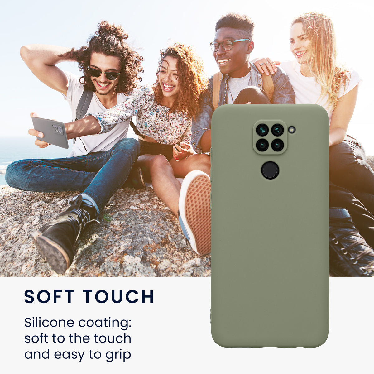 Xiaomi Redmi Note 9 Silicone Phone Case Matte