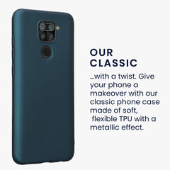 Xiaomi Redmi Note 9 Silicone Phone Case Metallic Shimmer