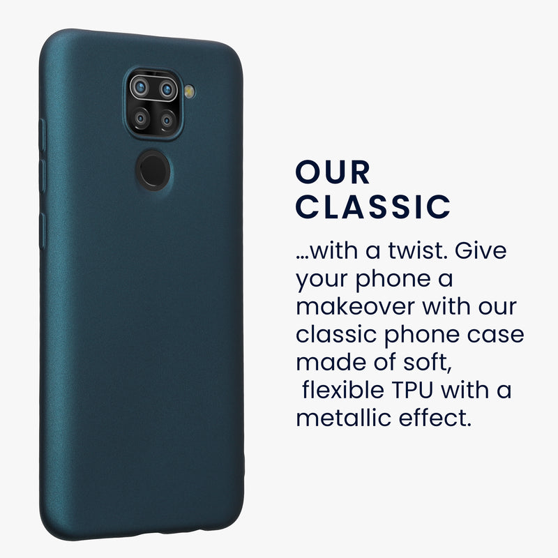 Xiaomi Redmi Note 9 Silicone Phone Case Metallic Shimmer