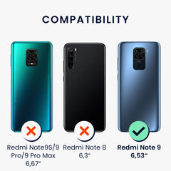 Xiaomi Redmi Note 9 Silicone Phone Case Metallic Shimmer