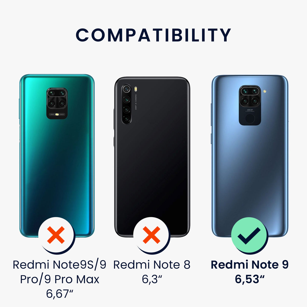 Xiaomi Redmi Note 9 Clear Silicone Phone Case