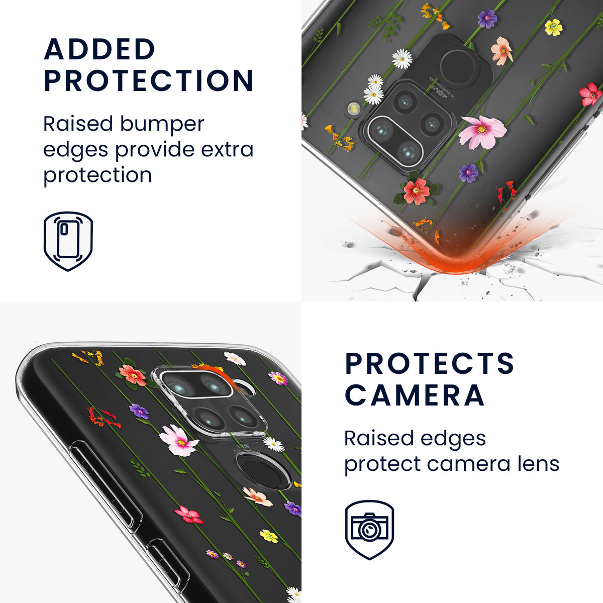 Xiaomi Redmi Note 9 Clear Silicone Phone Case