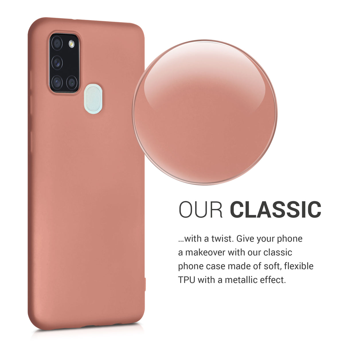 kwmobile Cell Phone Case for Samsung Galaxy A21s - Protective Cover
