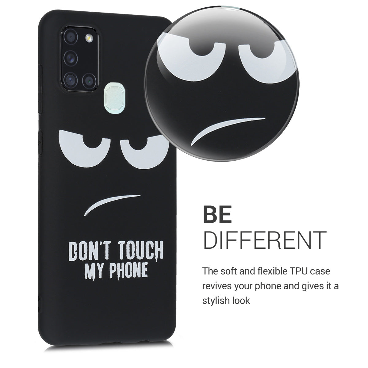 kwmobile Case Compatible with Samsung Galaxy A21s - Silicone Phone Cover