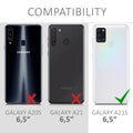 kwmobile Case Compatible with Samsung Galaxy A21s - Silicone Phone Cover